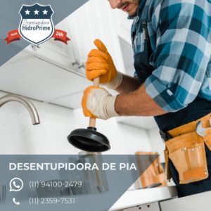 Desentupidora de Pia na Vila Nova Conceição