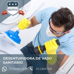Desentupidora de Vaso Sanitário Em São Paulo