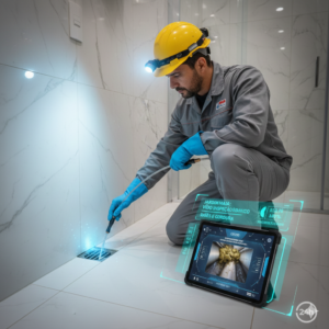 A engenharia de drenagem urbana exige precis&atilde;o t&eacute;cnica para remover ra&iacute;zes e sedimentos, preservando o fecho h&iacute;drico e a integridade do PVC.