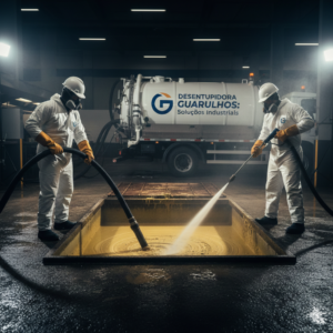 Limpeza de caixa de gordura em Guarulhos