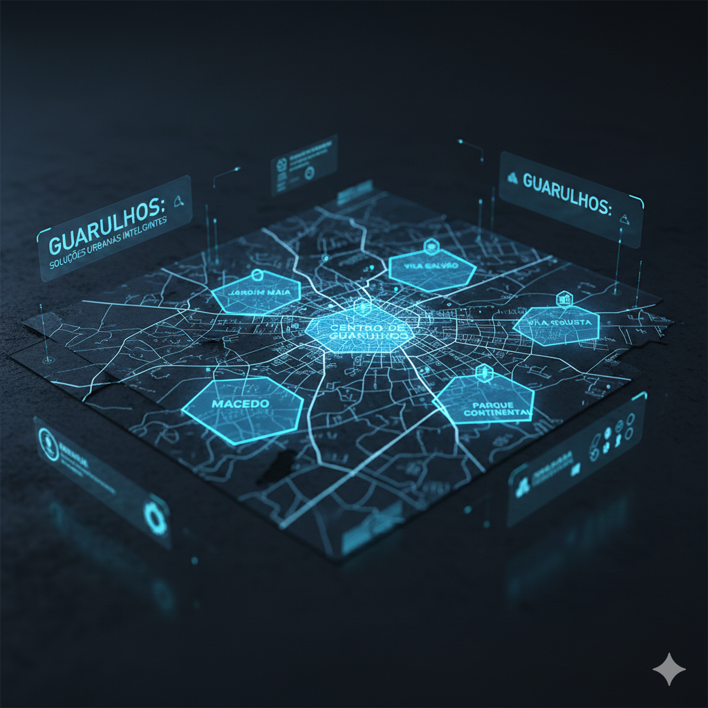 Mapa de Atendimento em Guarulhos