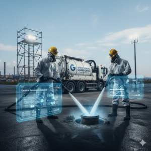 Sob a densa infraestrutura urbana de Guarulhos, as redes de esgoto enfrentam desafios constantes que exigem engenharia de precis&atilde;o para evitar o colapso hidr&aacute;ulico e sanit&aacute;rio.