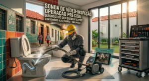 Desentupimento de vaso sanit&aacute;rio na Vila Campesina, Osasco. Sem quebra de piso, prumada e ramal coletivo. Equipe 24h, 40 min.